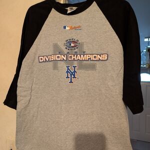 New York Mets Division Champions Raglan Tee 2006